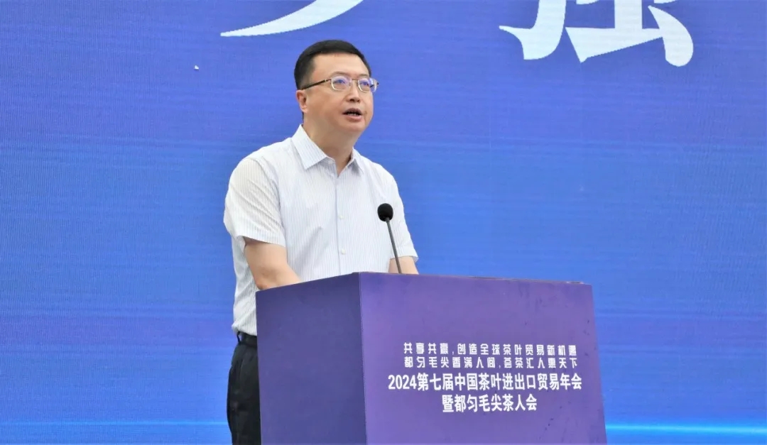 2024第七届中国茶叶进出口贸易年会暨都匀毛尖茶人会开幕(图6)